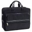 Mcklein 56485 Stetson  Black Nylon Double Compartment Laptop Case