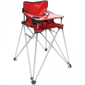 Creative 810379 Distributor(tm)  Folding Baby High Chair (red)