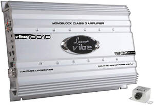 Lanzar VIBE1801D Vibe Class D 1800 Watt Amplifier
