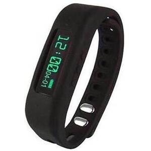 Supersonic SC-62SW-BK 0.91 Fitness Wristband With Bluetooth Pedometer,
