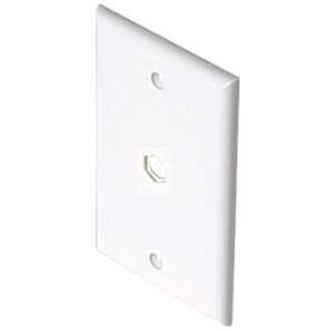 Steren ST-200-254WH Tv White 1-hole Wall Plate