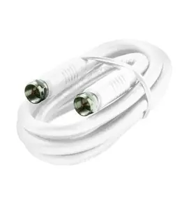 Steren ST-205-410WH 3' F-f White Rg6ul Cable