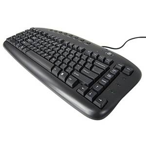Ergoguys KBS-29BLK Black Ergonomic Keyboard Left Hand Users