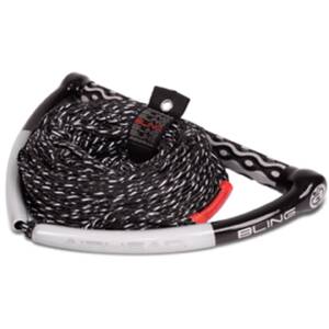 Airhead AHWR-11BL Bling Stealth Wakeboard Rope - 75 5-section