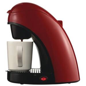 Brentwood TS-112R Single Cup Coffee Maker-red