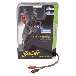 Stinger SI126 6ft 1000 Series 2ch Coaxial Rca