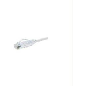 Unirise 10259 Clearfit Cat6 Patch Cable, White, Snagless, 30ft