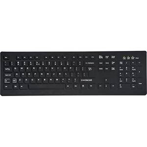 Tg3 KBA-CK104S-WNUN-US Cleanable Sealed White Keyboard; 104 Key Withst