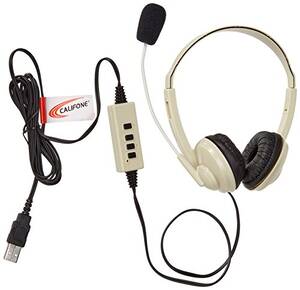 Ergoguys 3064-USB Califone Stereo Multimedia Usb Headset. Headset Made