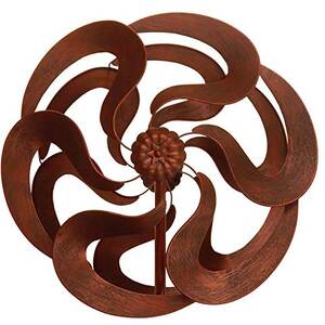 Summerfield 10018665 7534; Bronze Flower Windmill Stake