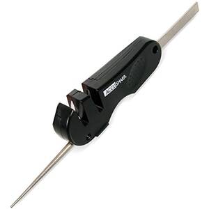 Accusharp 029C Black 4-in-1 Knife And Tool Sharpener