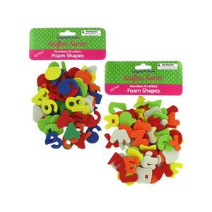 Krafters CC038 Numbers  Letters Foam Shapes Set