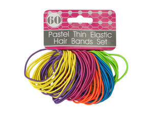 Bulk BI888 Pastel Thin Elastic Hair Bands Set