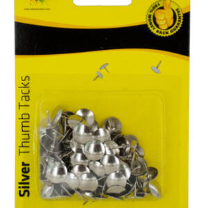 Bulk HG361 Silver Metal Thumb Tacks