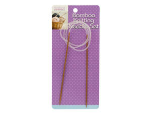 Bulk OS350 Circular Bamboo Knitting Needle Set