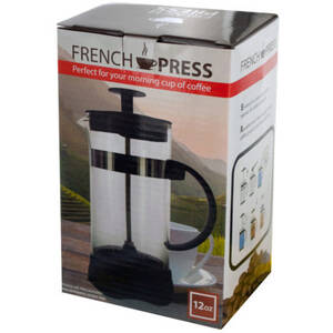 Bulk OT368 12 Oz. French Press Coffee Maker