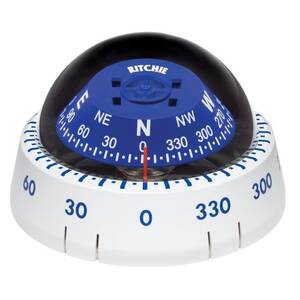 Ritchie XP-99W Xp-99w Kayaker Compass - Surface Mount - White
