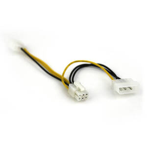 Vcom CE313 6inch 2x 4pin Molex Male To 6pin Pci-e Power Adapter Cable