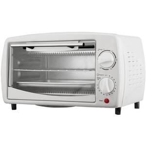 Brentwood TS-345W 9-liter (4 Slice) Toaster Oven Broiler (white)
