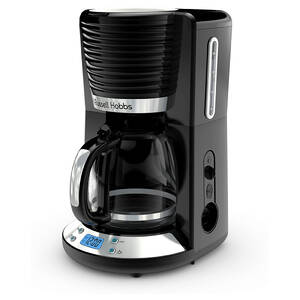 Russell CM4300BR Retro Style 8 Cup Coffee Maker In Black