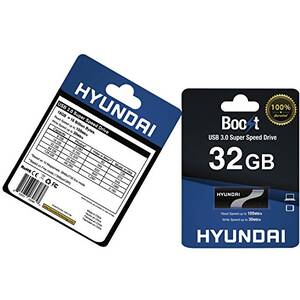 Hyundai 3FH018 32gb Usb 3.0 Flash Drive - 32 Gb - Usb 3.0 - White