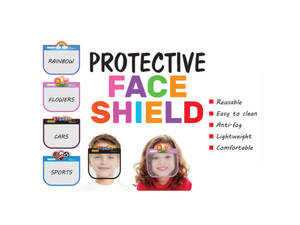 Bulk MO116 Childamp039s Face Shield 4 Asst