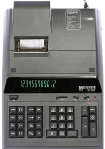 Monroe MNE8130XB Heavy Duty Printing Calculator For Accounting And Pur