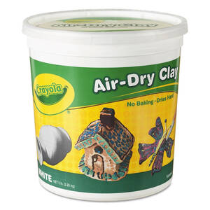Crayola CYO 575055 Air-dry Clay - Art Classes - 1 Each - White