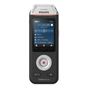 Philips DVT2110 Voicetracer Audio Recorder - 8 Gbmicrosd Supported - 2