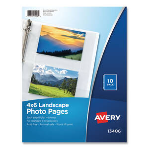 Avery 0110000413406 Averyreg; Photo Storage Pages - 3-ring Binding