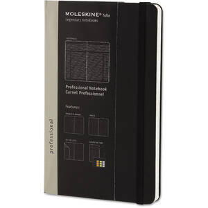 Hachette PROPFNTB4SBK Notebook,7.5x9.75,soft,bk