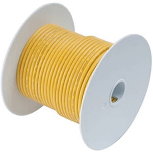 Ancor 111905 Yellow 8 Awg Tinned Copper Wire - 50'