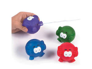 Bulk KA804 Emoji Squirt Ball Toy In Assorted Colors