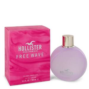 Hollister 547819 California Free Wave Eau De Parfum Spray 3.4 Oz For W