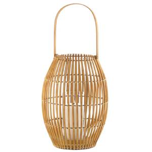 Accent 10018927 Bamboo Slat Candle Lantern - 23 Inches