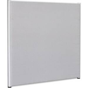 Lorell LLR 90255 Gray Fabric Panels - 60.8 Width X 60 Height - Steel F