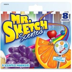 Newell SAN 1905070 Mr. Sketch Scented Watercolor Markers - Bevel, Chis