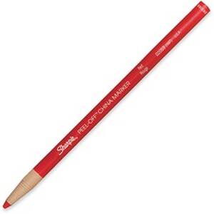 Newell SAN 2059 Sharpie Peel-off China Marker - Red Lead - Red Barrel 