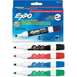 Newell SAN 82074 Expo Low Odor Markers - Bullet Marker Point Style - B