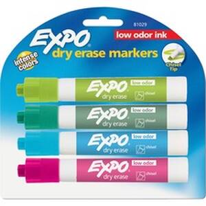 Newell SAN 81029 Expo Low Odor Markers - Chisel Marker Point Style - A