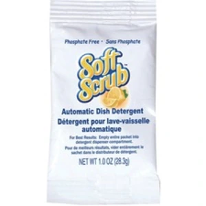 Henkel DIA 10006 Soft Scrub Dishwasher Detergent Packs - Powder - 1 Oz