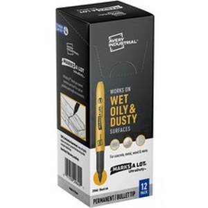 Avery AVE 29840 Marks-a-lot Ultraduty Permanent Markers - 1 Mm Marker 