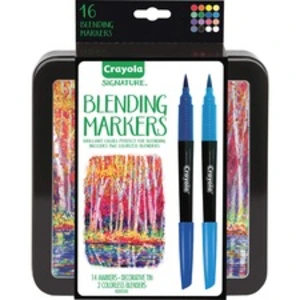Crayola CYO 586502 Signature Blending Markers - 16  Set