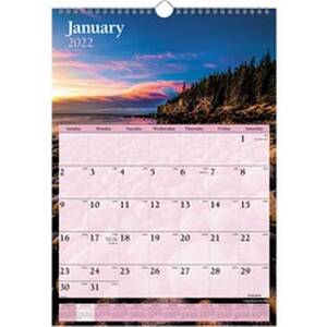 Acco AAG DMW20028 At-a-glance Scenic Monthly Wall Calendar - Monthly -