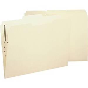 Business BSN 17212 13 Tab Cut Letter Recycled Fastener Folder - 8 12 X