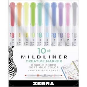 Zebra ZEB 78101 Pen Mildliner Creative Marker - Fine Marker Point - Ch
