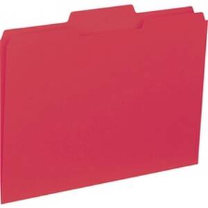 Business BSN 43564 13 Tab Cut Letter Recycled Top Tab File Folder - 8 