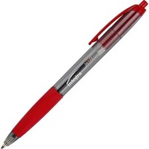 Integra ITA 36177 Rubber Grip Retractable Pens - Medium Pen Point - 1 