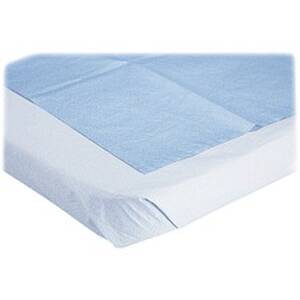 Medline MII NON24335 Medline Blue Disposable Stretcher Sheets - Tissue