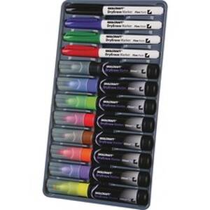 National 7520013656126 Skilcraft 12-color Dry Erase Marker System - Fi